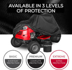 Lawn Tractor Cover | Premium | Black | XL